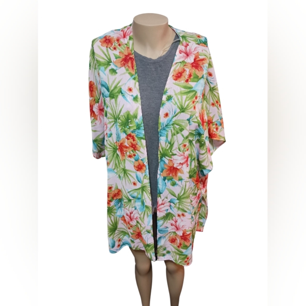 Promesa Tropical Floral Swim Cover-Up